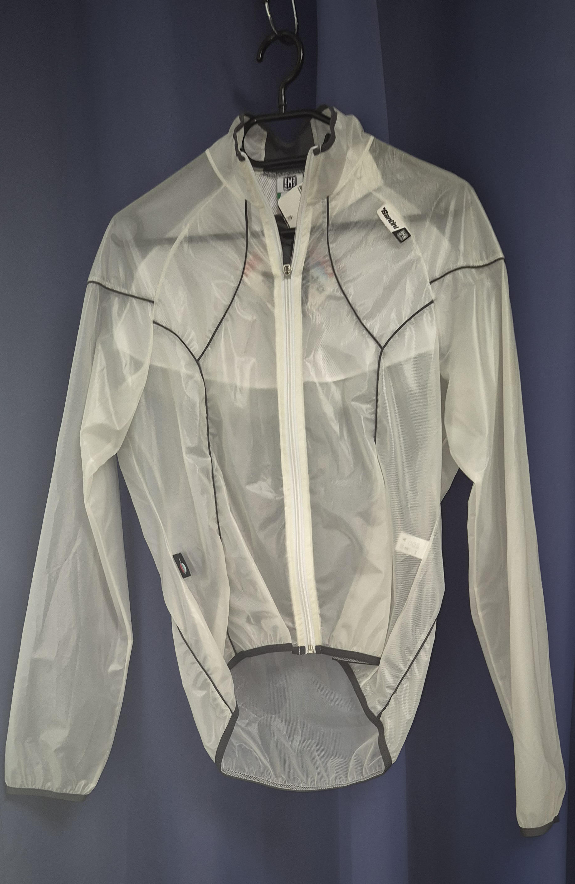 Santini Print - Windproof und Rainproof, Jacket transparent